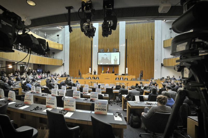 Videoansprache des ukrainischen Präsidenten Wolodymyr Selenskyj