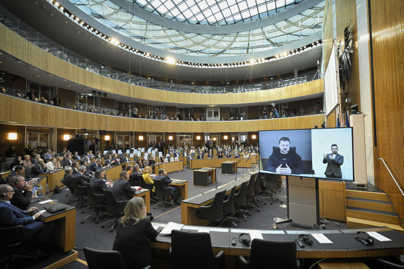 Videoansprache des ukrainischen Präsidenten Wolodymyr Selenskyj