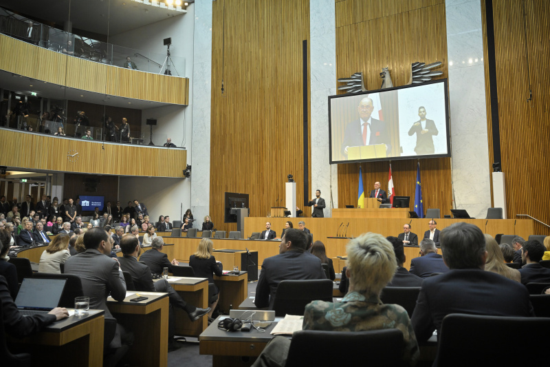 Begrüßung: Nationalratspräsident Wolfgang Sobotka (ÖVP)