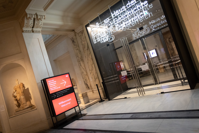 Eingang zur Ausstellung