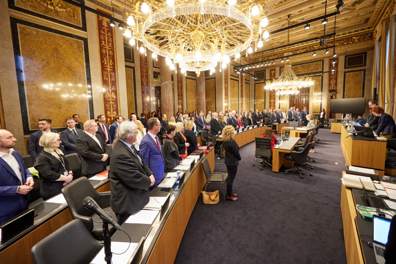 Angelobung der Bundesräte aus Niederösterreich und Kärnten