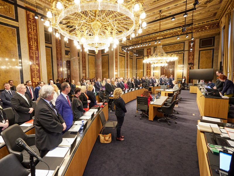 Angelobung der Bundesräte aus Niederösterreich und Kärnten