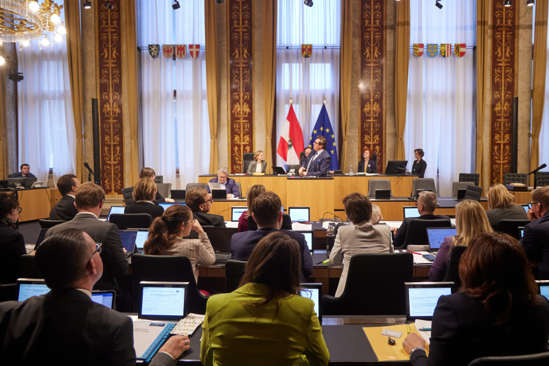 Am Rednerpult Vorsitzender der Bundesratsfraktion Christoph Steiner (FPÖ)