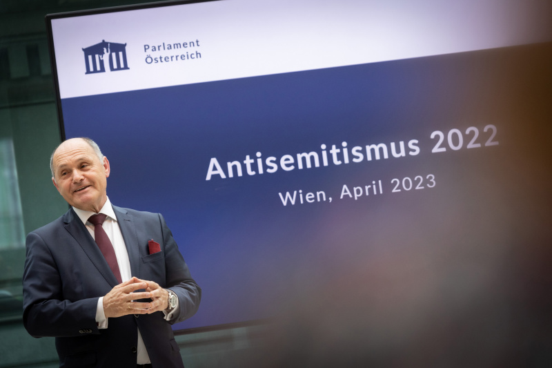 Nationalratspräsident Wolfgang Sobotka (ÖVP) eröffnet die Veranstaltung