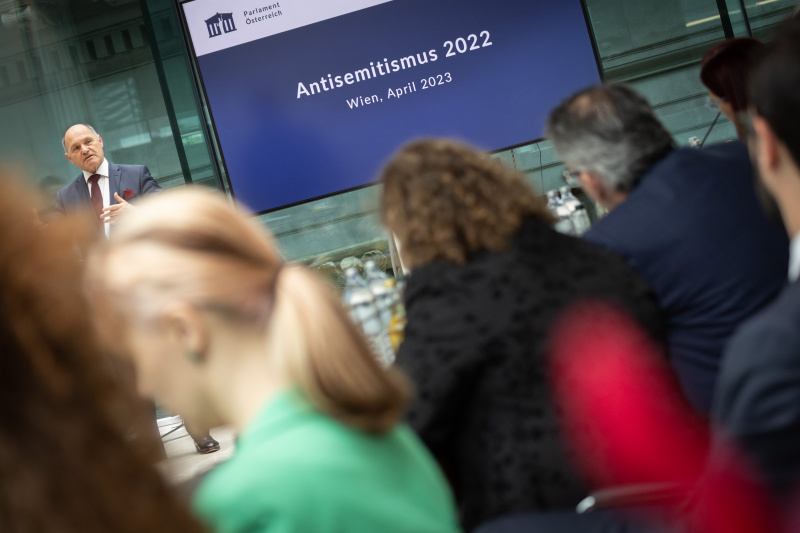 Nationalratspräsident Wolfgang Sobotka (ÖVP) eröffnet die Veranstaltung