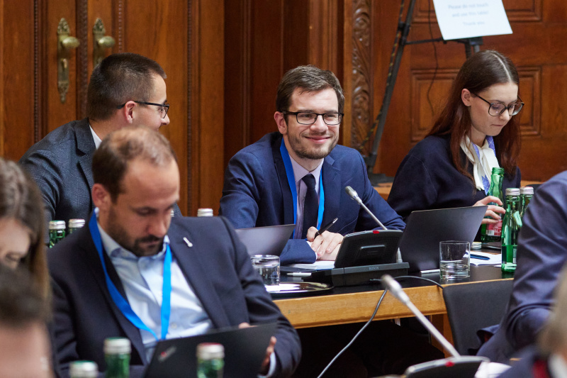 View to conference participant