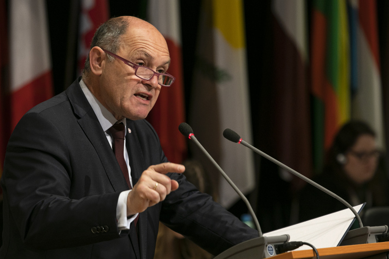 Nationalratspräsident Wolfgang Sobotka (ÖVP) am Rednerpult