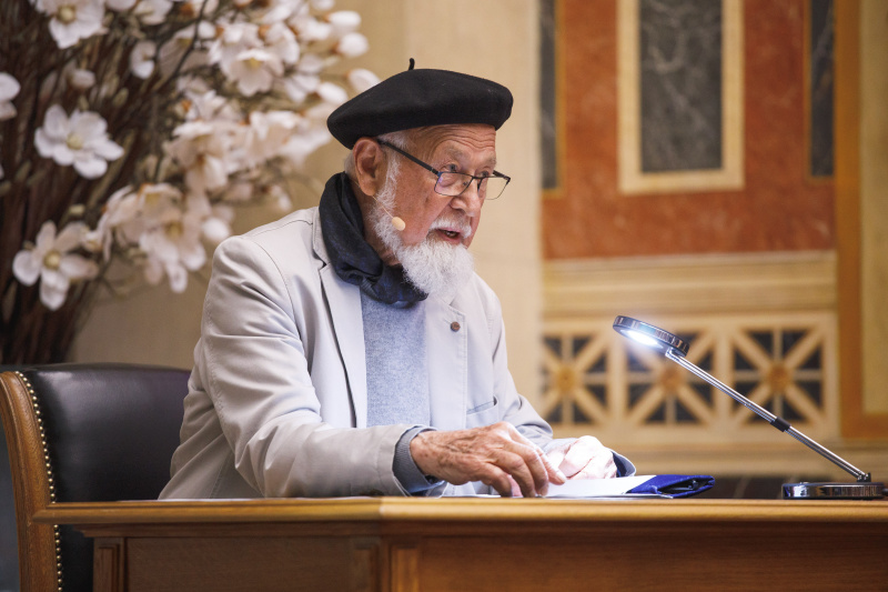 Lesung von Elazar Benyoëtz - Lyriker