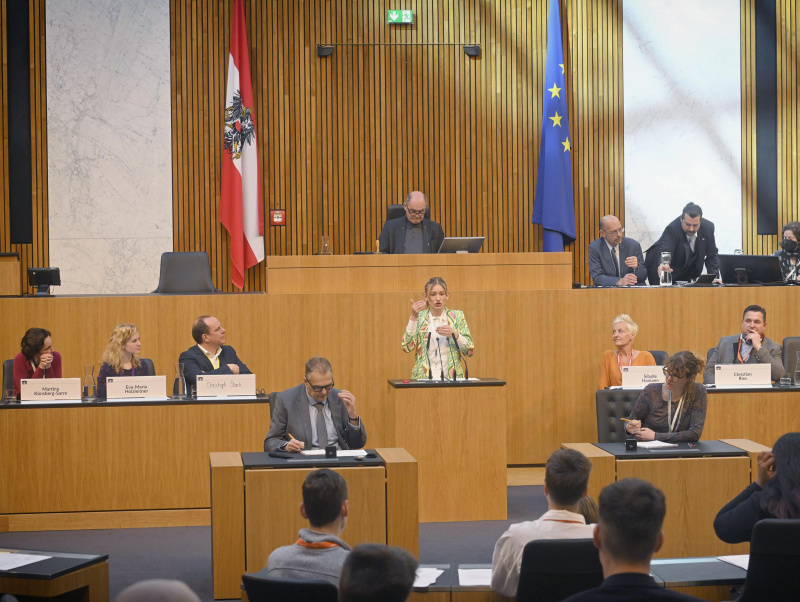 Planarsitzung zum Abschluss des Jugendparlaments