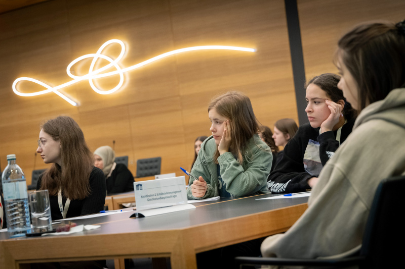 Teilnehmerinnen am Girl's Day