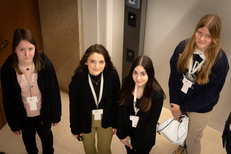 Teilnehmerinnen beim Girls' Day