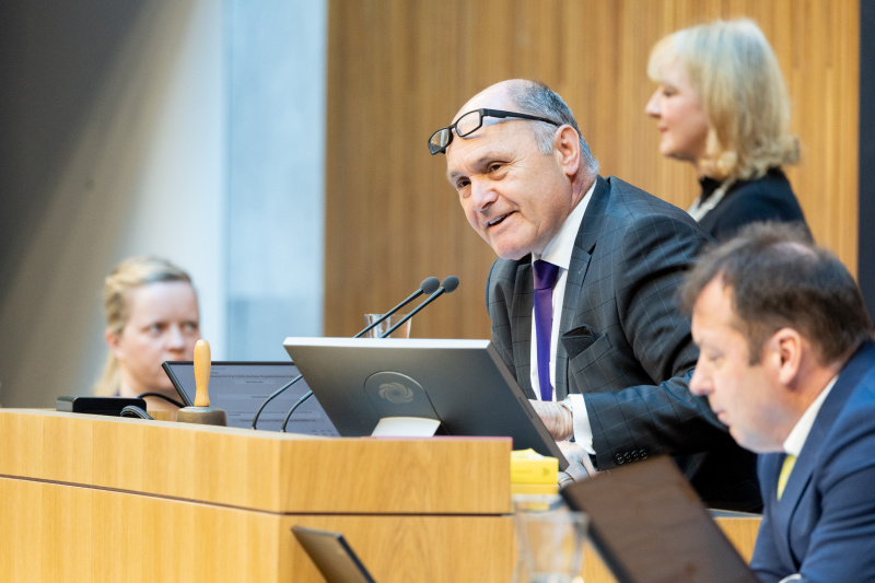Nationalratspräsident Wolfgang Sobotka (ÖVP) am Präsidium