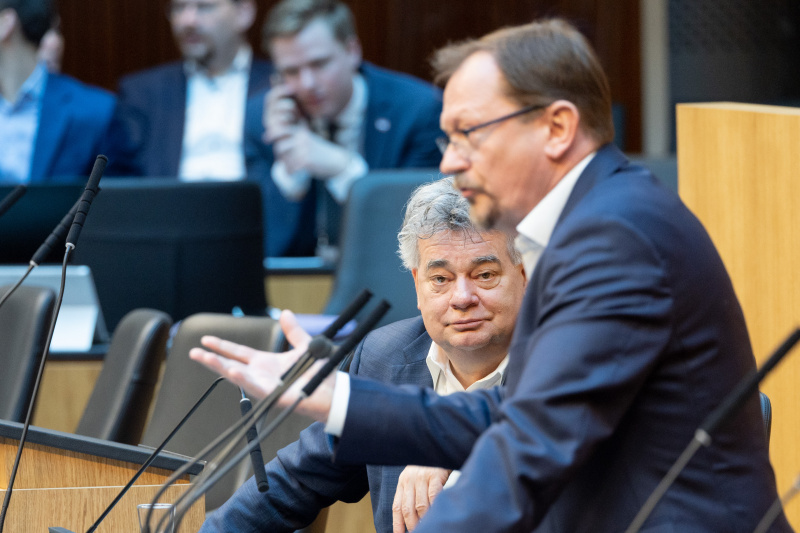 Nationalratsabgeordneter Rudolf Silvan (SPÖ) am Rednerpult