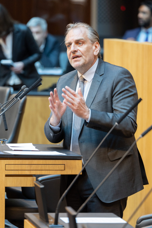 Nationalratsabgeordneter Andreas Kollross (SPÖ) am Rednerpult