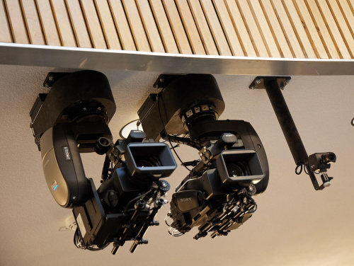TV-Kameras im Nationalratssaal