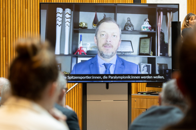 Videobotschaft des Präsidenten des Internationalen Paralympischen Committees Andrew Parsons