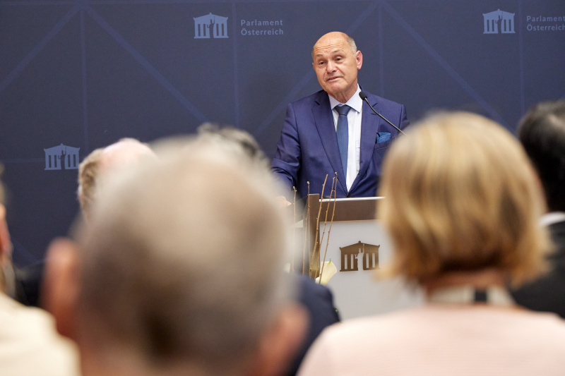 Eröffnungsworte von Nationalratspräsident Wolfgang Sobotka (ÖVP)