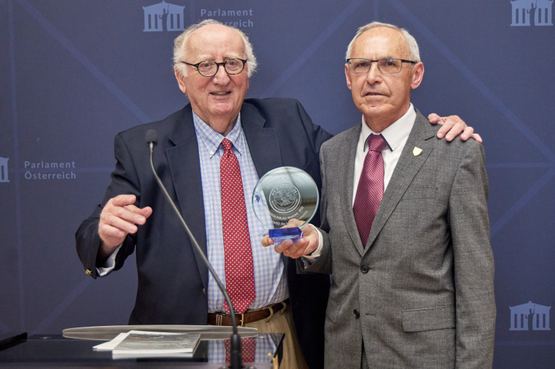 Von links: Steve Geiger, Othmar Scheider