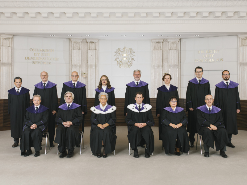 Mitglieder und Ersatzmitglieder des Verfassungsgerichtshofes