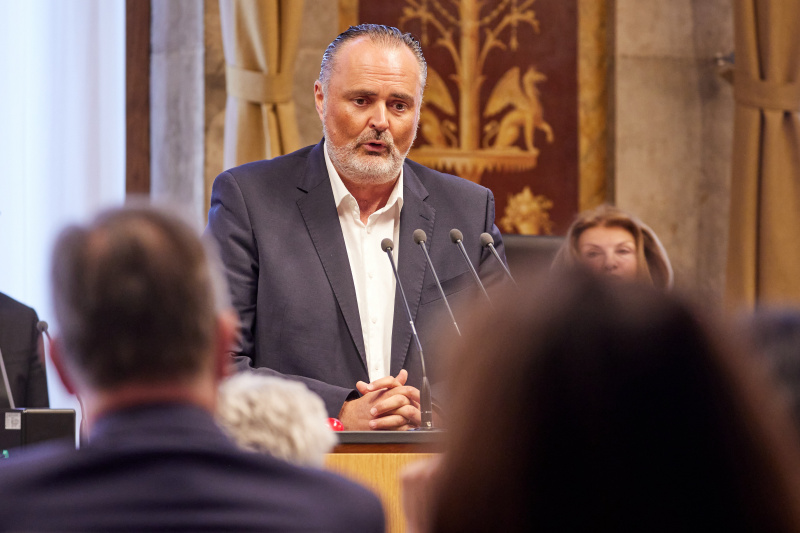 Keynote von Landeshauptmann vom Burgenland Hans Peter Doskozil