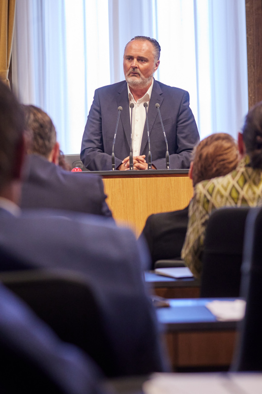 Keynote von Landeshauptmann vom Burgenland Hans-Peter Doskozil