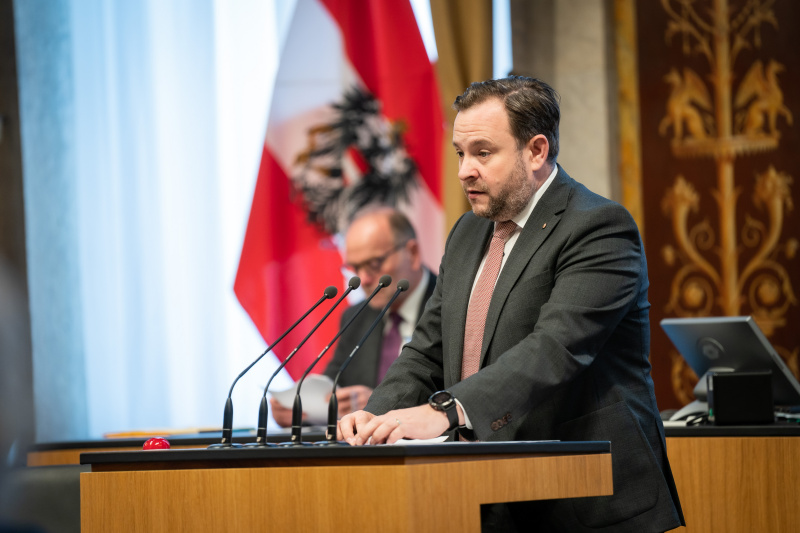 Am Rednerpult Bundesrat Franz Ebner (ÖVP)