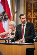 Am Rednerpult Bundesrat Daniel Schmid (SPÖ)