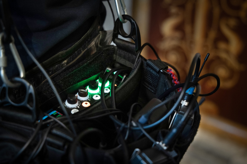 Podcastaufnahmegerät im Bundesratssaal