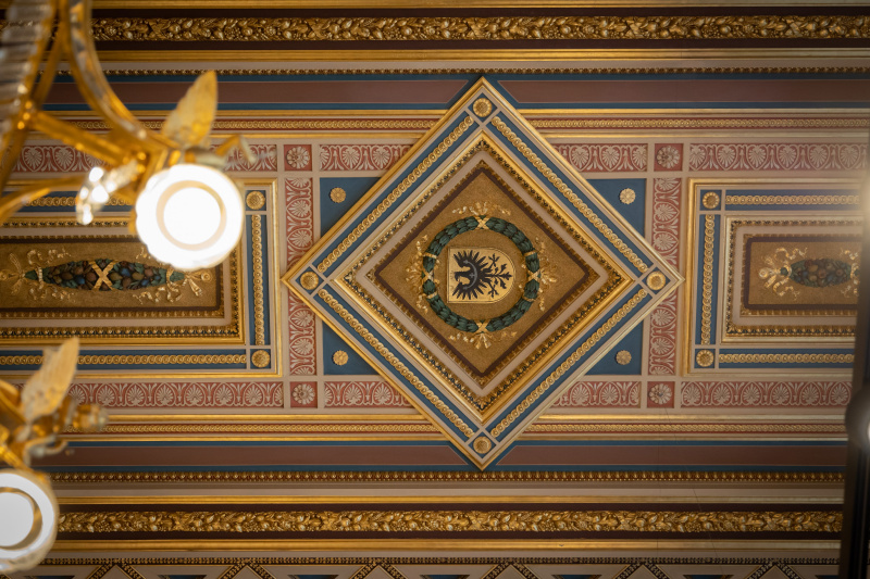 Tiroler Adler an der Decke des Bundesratssaals