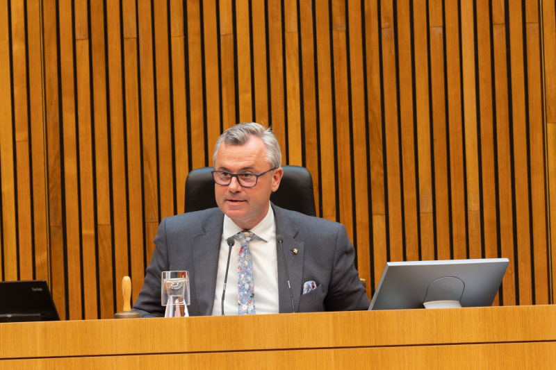 Dritter Nationalratspräsident Norbert Hofer (FPÖ) am Präsidium