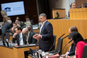 Nationalratsabgeordneter Jörg Leichtfried (SPÖ) am Redner:innenpult