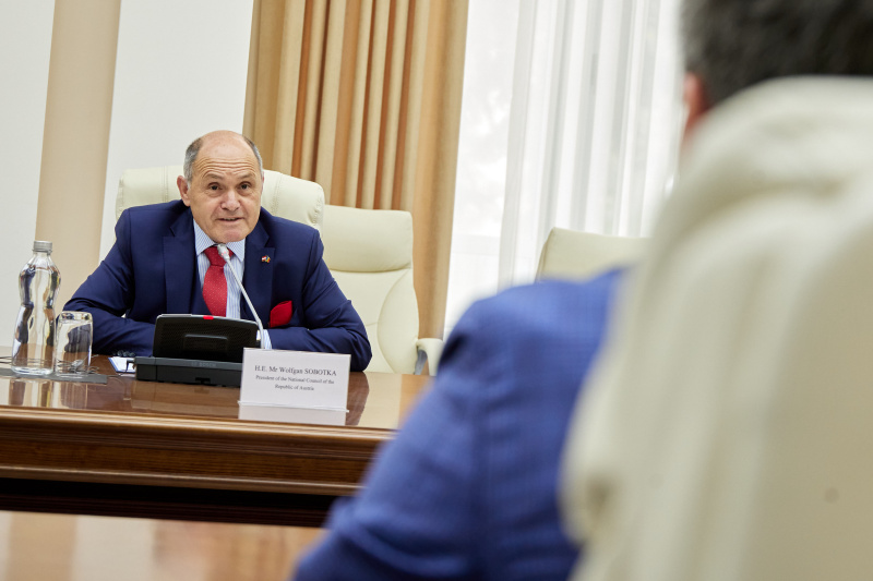 Nationalratspräsident Wolfgang Sobotka (ÖVP) während der Aussprache