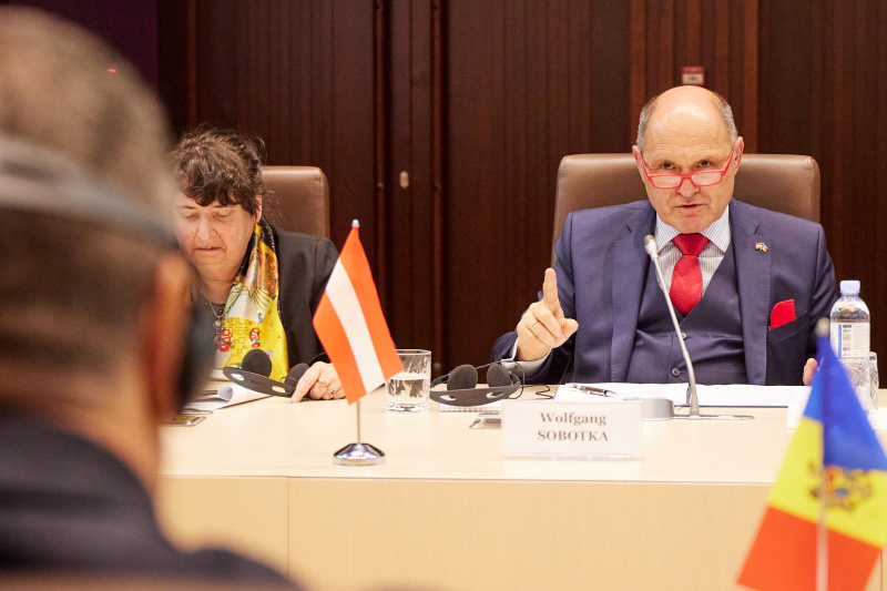 Nationalratspräsident Wolfgang Sobotka (ÖVP) während der Aussprache