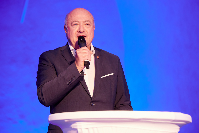 Begrüßung durch Nationalratsabgeordneter Christian Stocker (ÖVP)