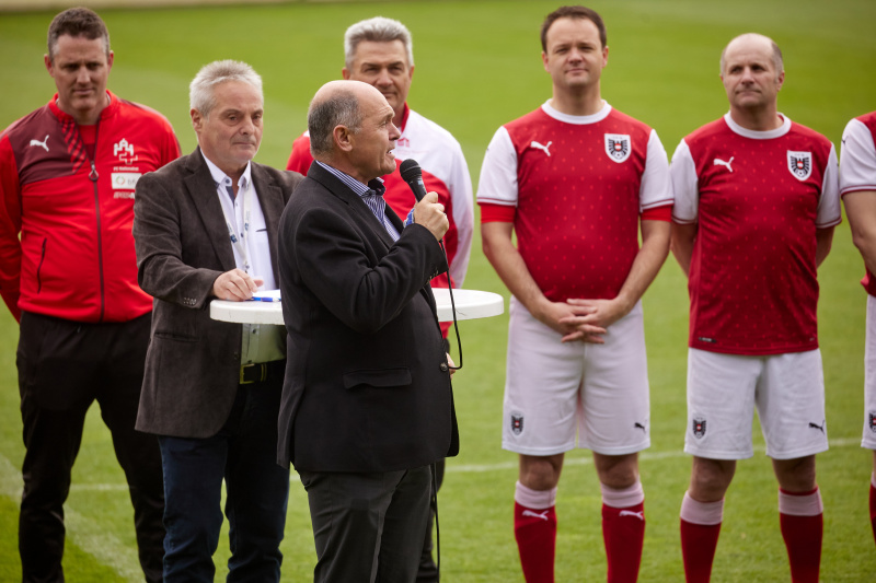 Eröffnung des Tuniers durch Nationalratspräsident Wolfgang Sobotka (ÖVP)