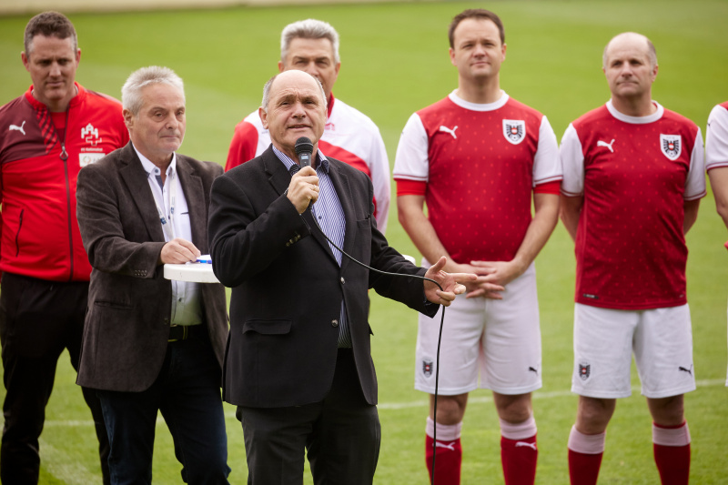 Eröffnung des Tuniers durch Nationalratspräsident Wolfgang Sobotka (ÖVP)