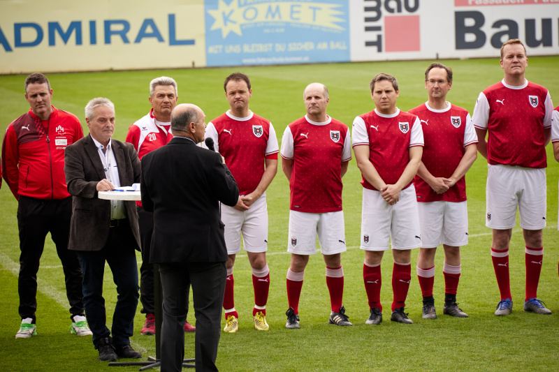 Eröffnung des Tuniers durch Nationalratspräsident Wolfgang Sobotka (ÖVP)