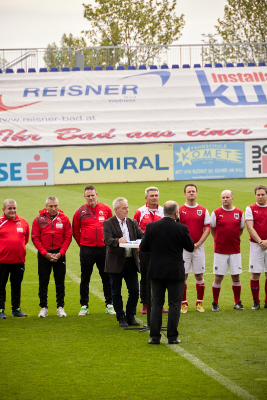 Eröffnung des Tuniers durch Nationalratspräsident Wolfgang Sobotka (ÖVP)