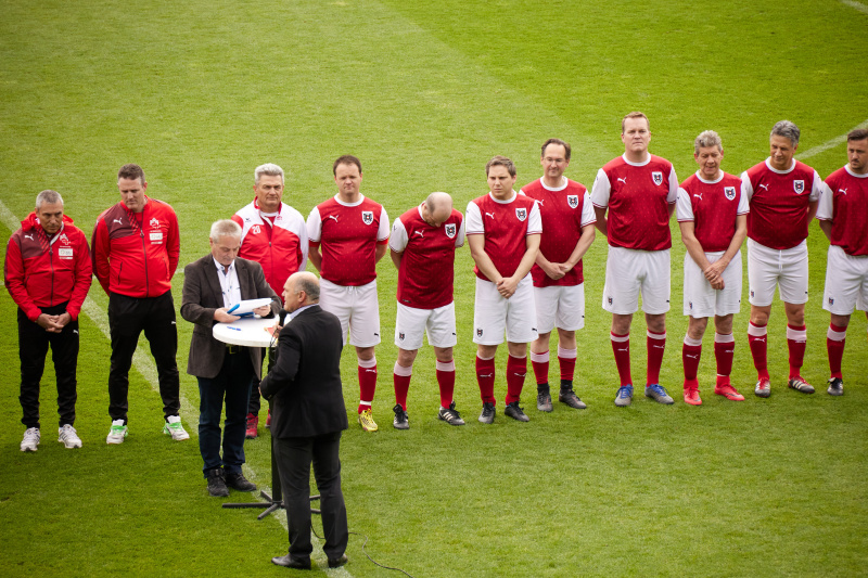 Eröffnung des Tuniers durch Nationalratspräsident Wolfgang Sobotka (ÖVP)