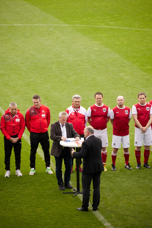 Eröffnung des Tuniers durch Nationalratspräsident Wolfgang Sobotka (ÖVP)