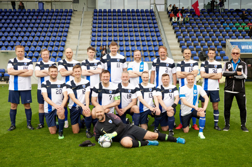 Fussballmannschaft Team Finnland