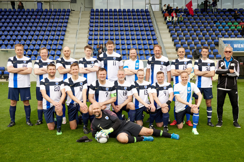Fussballmannschaft Team Finnland