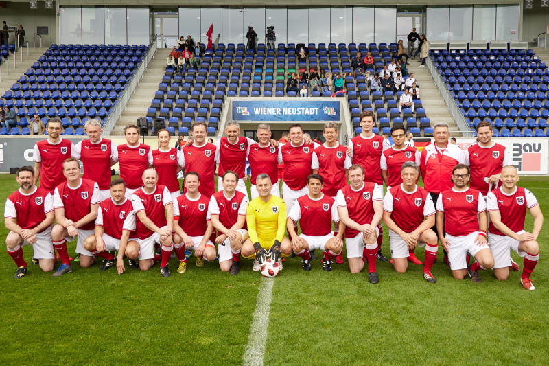 Fussballmannschaft Team Österreich