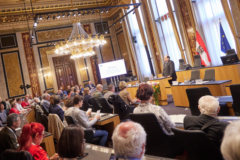 Moderation durch Generalsekretär der Arbeitsgemeinschaft für wissenschaftliche Wirtschaftspolitik Patrick Horvath