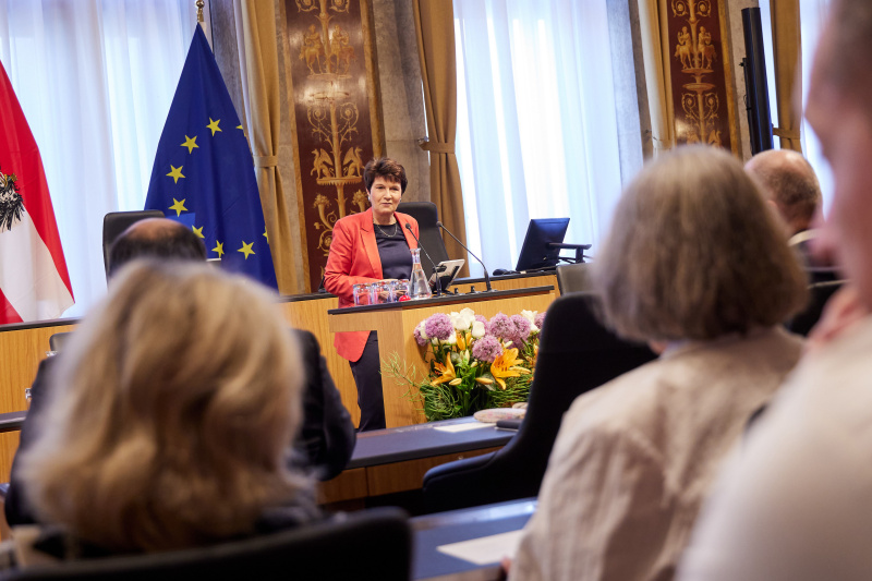 Keynote der Rektorin der Universität für Bodenkultur Eva Schulev-Steindl