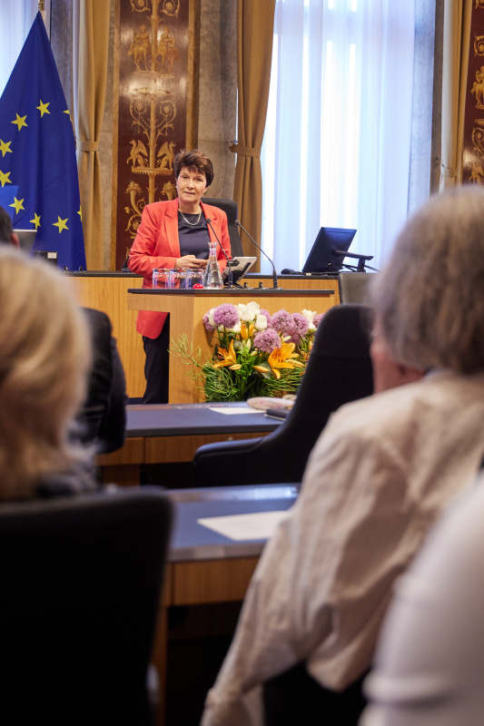 Keynote der Rektorin der Universität für Bodenkultur Eva Schulev-Steindl