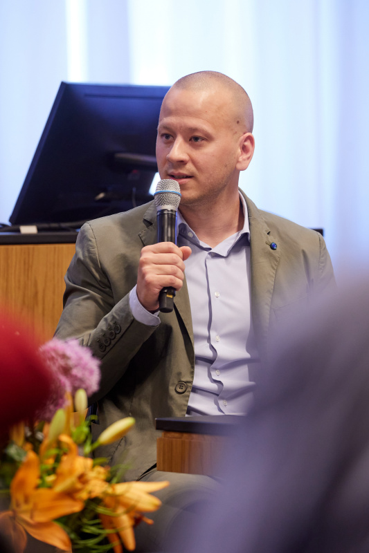 Podiumsdiskussion. Nationalratsabgeordneter Maximilian Köllner (SPÖ)
