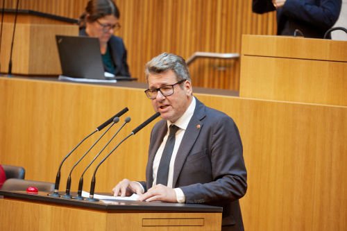 Am Rednerpult: Nationalratsabgeordneter Robert Laimer (SPÖ)