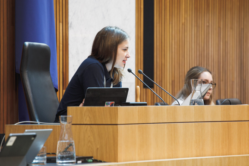 Veranstaltungsteilnehmerin