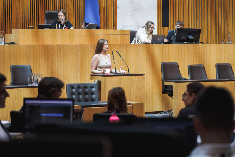 Veranstaltungsteilnehmerin